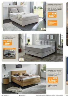 Bett im Opti-Wohnwelt Prospekt "Polsterwochen" mit 26 Seiten (Bremen)