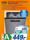 Unterbau-Geschirrspüler BG840EXUB Angebote von beko bei expert Celle für 449,00 €