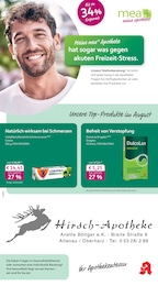 Apotheken Prospekt von mea - meine apotheke Clausthal-Zellerfeld mea - meine apotheke Prospekt: "Unsere August-Angebote", 4 Seiten, 01.08.2026 - 31.08.2026
