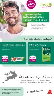 Aktueller mea - meine apotheke Prospekt (Clausthal-Zellerfeld, 4 Seiten zum blättern mea - meine apotheke Prospekt Unsere August-Angebote mit 4 Seiten