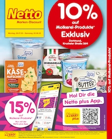 Netto Marken-Discount Prospekt "10% auf Molkerei-Produkte" mit  Seiten (Dortmund)