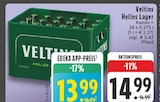 Helles Lager im Angebot bei E center in Frechen Helles Lager Angebote von Veltins bei E center Frechen für 13,99 €