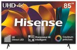 Téléviseur 85" uhd 4k - HISENSE - Super U à Saint-Étienne Téléviseur 85" uhd 4k - HISENSE en promo chez Super U Saint-Étienne à 899,00 €