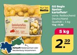 Speisekartoffeln voraussichtlich festkochend Deutschland Qualität I, 5 kg von GO Regio im aktuellen Netto mit dem Scottie Prospekt für 2,39 €