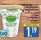 Aktuelles Bio-Joghurt mild Angebot bei E center in Regensburg ab 1,19 €