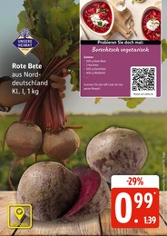 Rote Bete Angebot im aktuellen EDEKA Prospekt auf Seite 14
