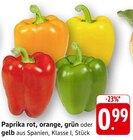 Paprika im Angebot bei EDEKA in Pirmasens Paprika Angebote bei EDEKA Pirmasens für 0,99 €