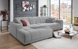 Aktuelles Wohnlandschaft Master, grau, inkl. Sitztiefenverstellung, Ottomane links Angebot bei HARDECK in Wuppertal ab 1.199,00 €