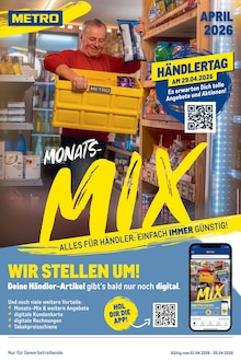 METRO Prospekt Monatsmix April mit 21 Seiten