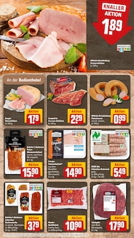 Bratwurst im aktuellen REWE Prospekt (Bremen) Bratwurst im REWE Prospekt "Dein Markt" mit 18 Seiten (Bremen)