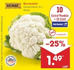 Blumenkohl im Netto Marken-Discount Prospekt Blumenkohl von HEIMAT im aktuellen Netto Marken-Discount Prospekt für 1,49 €