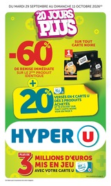 Promos Café dans le catalogue "20 JOURS PLUS" de Hyper U Café en promo dans le catalogue Hyper U à la page 1