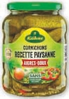 Cornichons aigres doux recette paysanne - KUHNE dans le catalogue Super U