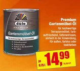 Premium Gartenmöbel-Öl im Angebot bei wohnstore Westermann in Lippstadt Premium Gartenmöbel-Öl Angebote von düfa bei wohnstore Westermann Lippstadt für 14,99 €