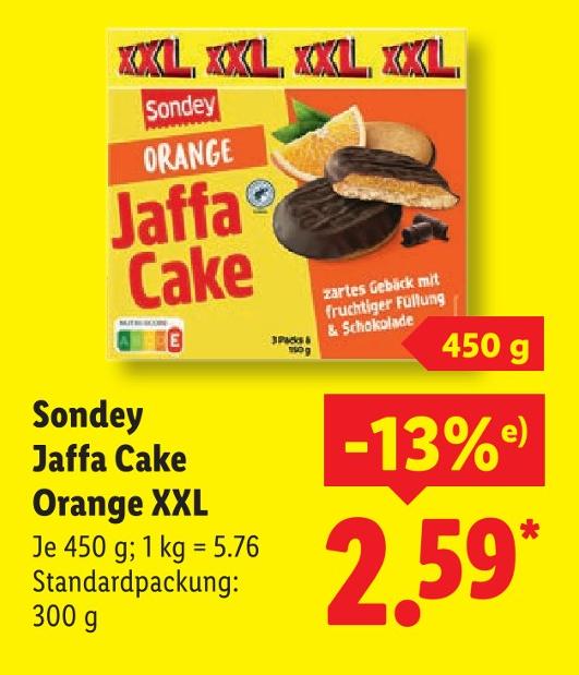 Jaffa Cake Orange XXL