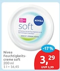 Feuchtigkeitscreme soft von Nivea für 3,29 € bei budni im Angebot Feuchtigkeitscreme soft von Nivea im aktuellen budni Prospekt