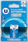 25% versés sur ma Carte U  Sur la gamme des piles U autonomie - U en promo chez Super U Orléans