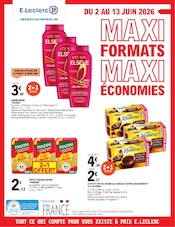 Catalogue E.Leclerc à Freyming-Merlebach cette semaine, valable du 02/06/2026 au 13/06/2026 Prospectus E.Leclerc à Freyming-Merlebach, "MAXI FORMATS MAXI ÉCONOMIES", 56 pages de promos valables du 02/06/2026 au 13/06/2026