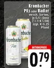 Aktuelle Krombacher Angebote bei EDEKA in Ibbenbüren Aktuelles Pils oder Radler Angebot bei EDEKA in Ibbenbüren ab 0,79 €