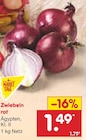 Zwiebeln rot von MARKT TAG für 1,49 € bei Netto Marken-Discount im Angebot Zwiebeln rot von MARKT TAG im aktuellen Netto Marken-Discount Prospekt