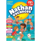 Cahiers de vacances Nathan en promo chez Carrefour Market Cahiers de vacances Nathan dans le catalogue Carrefour Market