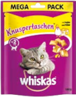 Katzensnacks oder Knuspertaschen Angebote von Dreamies, WHISKAS bei Müller Baden-Baden für 2,95 €