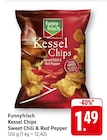 EDEKA - Kessel Chips Sweet Chili & Red Pepper Angebot im Prospekt Kessel Chips Sweet Chili & Red Pepper bei EDEKA im Prospekt "" für 1,49 €