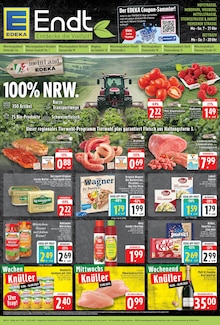 EDEKA Prospekt der Woche "Aktuelle Angebote" Seite 1, 11.08.2025 bis 16.08.2025 für Mönchengladbach Aktueller EDEKA Prospekt "Aktuelle Angebote" Seite 1 von 8 Seiten für Mönchengladbach