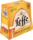 Le 2ème à -50% sur la gamme de bières 6 x 25 cl (hors blonde 6.6°) LEFFE - LEFFE en promo chez Supermarchés Match Lille