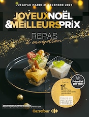 Prospectus Carrefour à Sainte-Marie-aux-Chênes, "JOYEUX NOËL & MEILLEURS PRIX : Repas d'exception", 90 pages de promos valables du 03/12/2024 au 31/12/2024