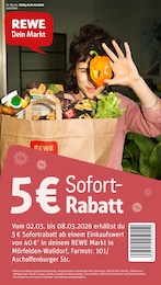 REWE Prospekt "Dein Markt" für Frankfurt, 34 Seiten, 02.03.2026 - 07.03.2026