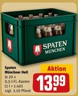 Aktuelle Bier Angebote bei REWE in Rodgau Aktuelles Münchner Hell Spaten Angebot bei REWE in Rodgau ab 13,99 €