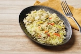 Promo PETITES GAMBAS CURRY OU NOIX DE ST JACQUES POIREAUX OU POULET TIKKA MASSALA RIZ OU RISOTTO POULET CHAMPIGNONS ESPRIT FRAIS à 4,49 € dans le catalogue Hyper U à Saintes