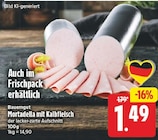 Mortadella mit Kalbfleisch von Baugut für 1,49 € bei E center im Angebot Mortadella mit Kalbfleisch von Baugut im aktuellen E center Prospekt