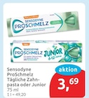 ProSchmelz Tägliche Zahnpasta von Sensodyne für 3,69 € bei budni im Angebot ProSchmelz Tägliche Zahnpasta von Sensodyne im aktuellen budni Prospekt
