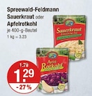 Aktuelles Sauerkraut oder Apfelrotkohl Angebot bei V-Markt in Regensburg ab 1,29 €