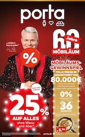 Gastronomie Angebote im Prospekt "60 JAHRE MÖBILÄUM" von porta Möbel auf Seite 1