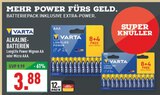 Alkaline-Batterien Longlife Power Mignon AA Angebote von Varta bei Marktkauf Brühl für 3,88 €