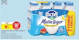 Lait matin léger uht demi-écrémé ff - LACTEL - Intermarché Super à Lille Lait matin léger uht demi-écrémé ff - LACTEL en promo chez Intermarché Super Lille à 9,71 €
