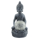 Statue bouddha assis solaire en promo chez B&M Dijon à 5,99 €