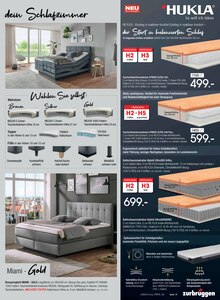 Matratze im Zurbrüggen Prospekt "Polstermöbel Spezial" mit 20 Seiten (Essen)