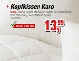 Kopfkissen Karo im Angebot bei Die Möbelfundgrube in Neunkirchen Kopfkissen Karo Angebote bei Die Möbelfundgrube Neunkirchen für 13,99 €