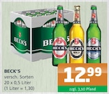 Getränke A-Z - Beck's Angebot im Prospekt Beck's bei Getränke A-Z im Prospekt "" für 12,99 €
