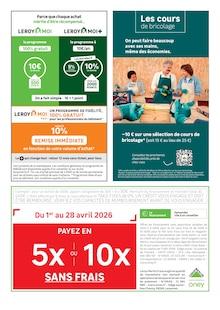 Catalogue Leroy Merlin de la semaine 14, "LE FESTIVAL DES PROJETS", page 2, 01/04/2026 - 28/04/2026 Prospectus Leroy Merlin en cours, "LE FESTIVAL DES PROJETS", page 2 sur 32