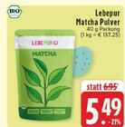 Matcha Pulver Angebote von Lebepur bei EDEKA Nordhorn für 5,49 €