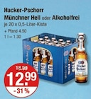 Münchner Hell oder Alkoholfrei von Hacker-Pschorr im aktuellen V-Markt Prospekt