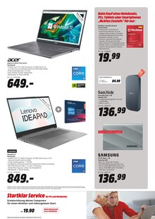Laptop im MediaMarkt Saturn Prospekt "Die entspannteste Zeit des Jahres genießen" mit 6 Seiten (Berlin)