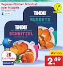 Veganes Chicken Schnitzel oder Nuggets Angebote von Tindle bei Netto Marken-Discount Koblenz für 2,49 €