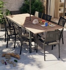 Table de jardin extensible floris - GOODHOME en promo chez Castorama Table de jardin extensible floris - GOODHOME dans le catalogue Castorama