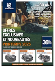 Prospectus Husqvarna à Mérignac, "OFFRES EXCLUSIVES ET NOUVEAUTÉS PRINTEMPS 2025", 24 pages, 15/02/2025 - 30/06/2025